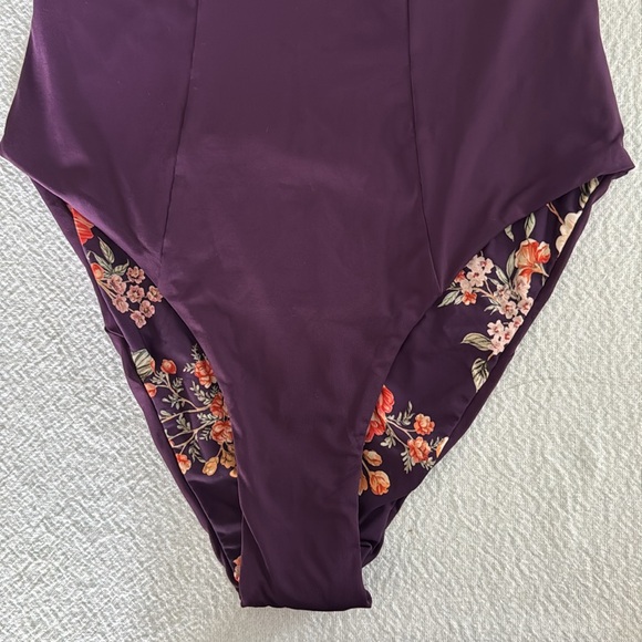 Maaji Dark Grape Layla Classic One Piece, Large, $174 - Picture 11 of 12